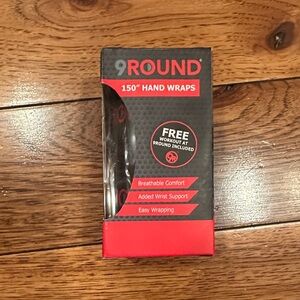 9Round black kickboxing Hand Wraps